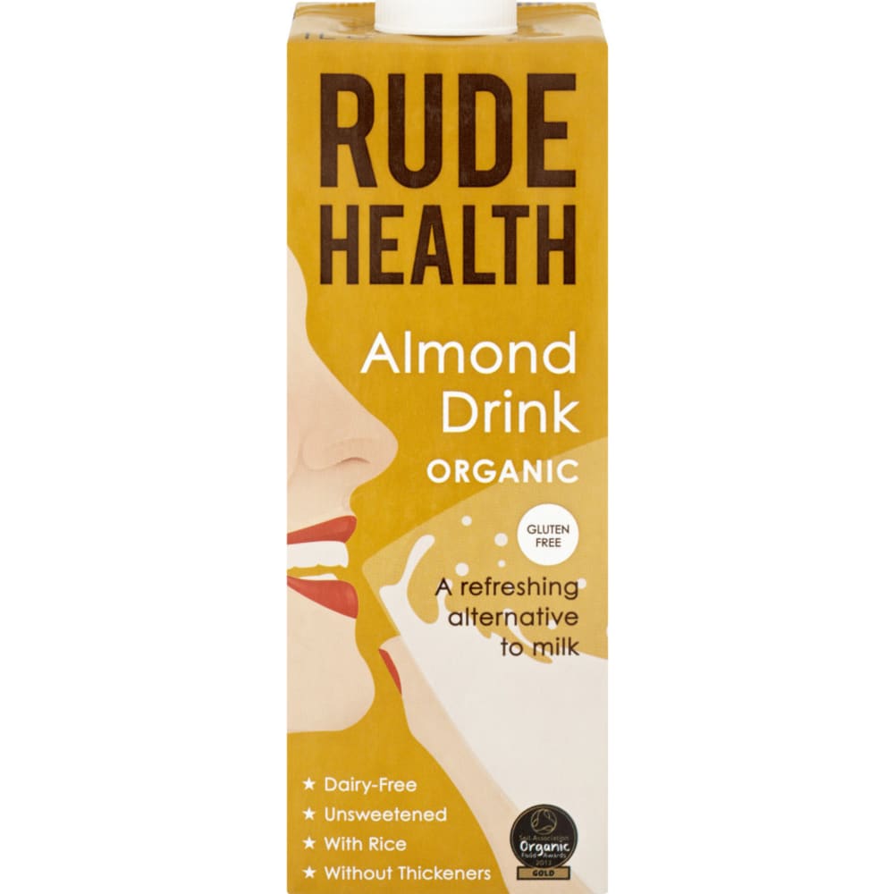 Rude Health Almond Drink | Gluten Free | 1 Litre | Woods